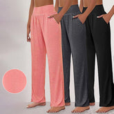 CRYSTAL | Comfy Baby Pink Plain Pants-1