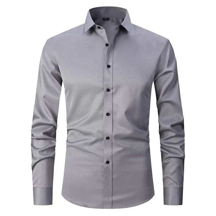 LUKE | Wrinkle Free Stretch Shirt Men-5