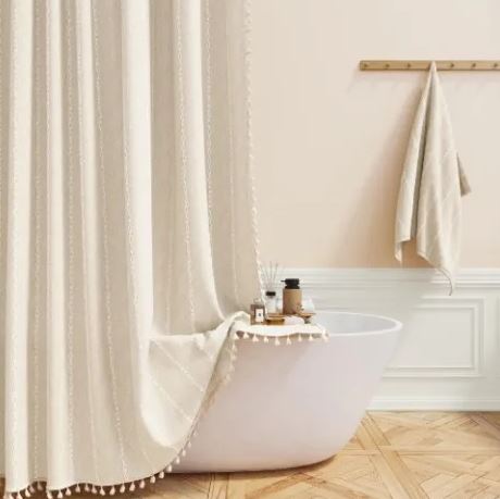 Boho Farmhouse Shower Curtain