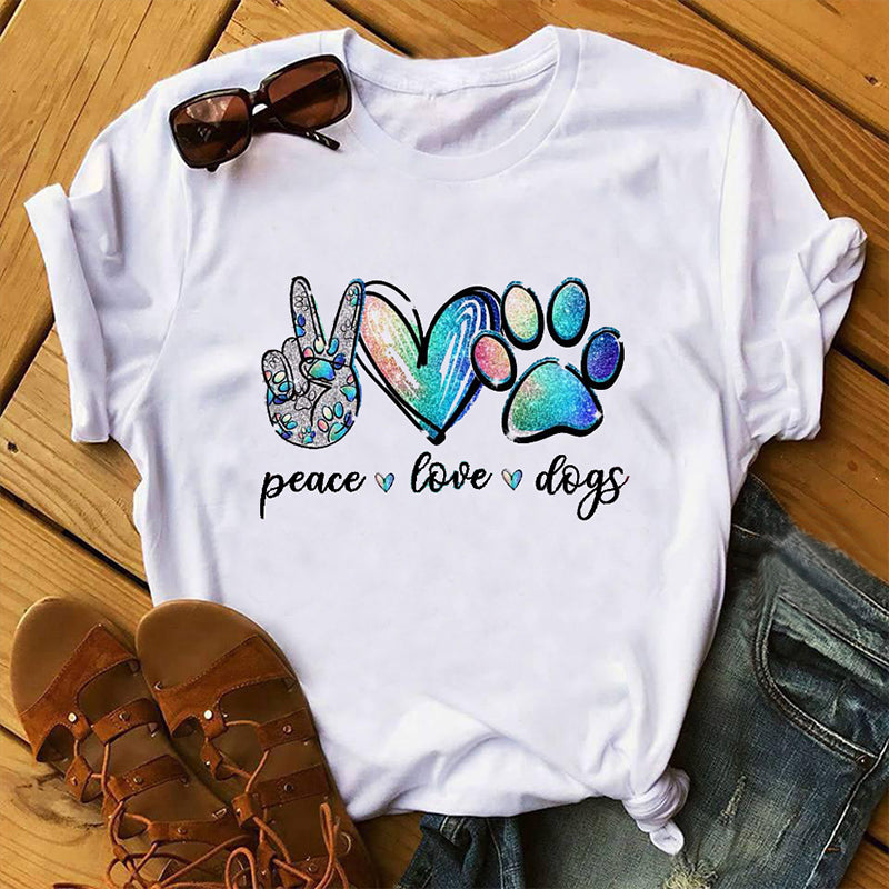 EDEN | Peace, Love & Dogs T-Shirt-5