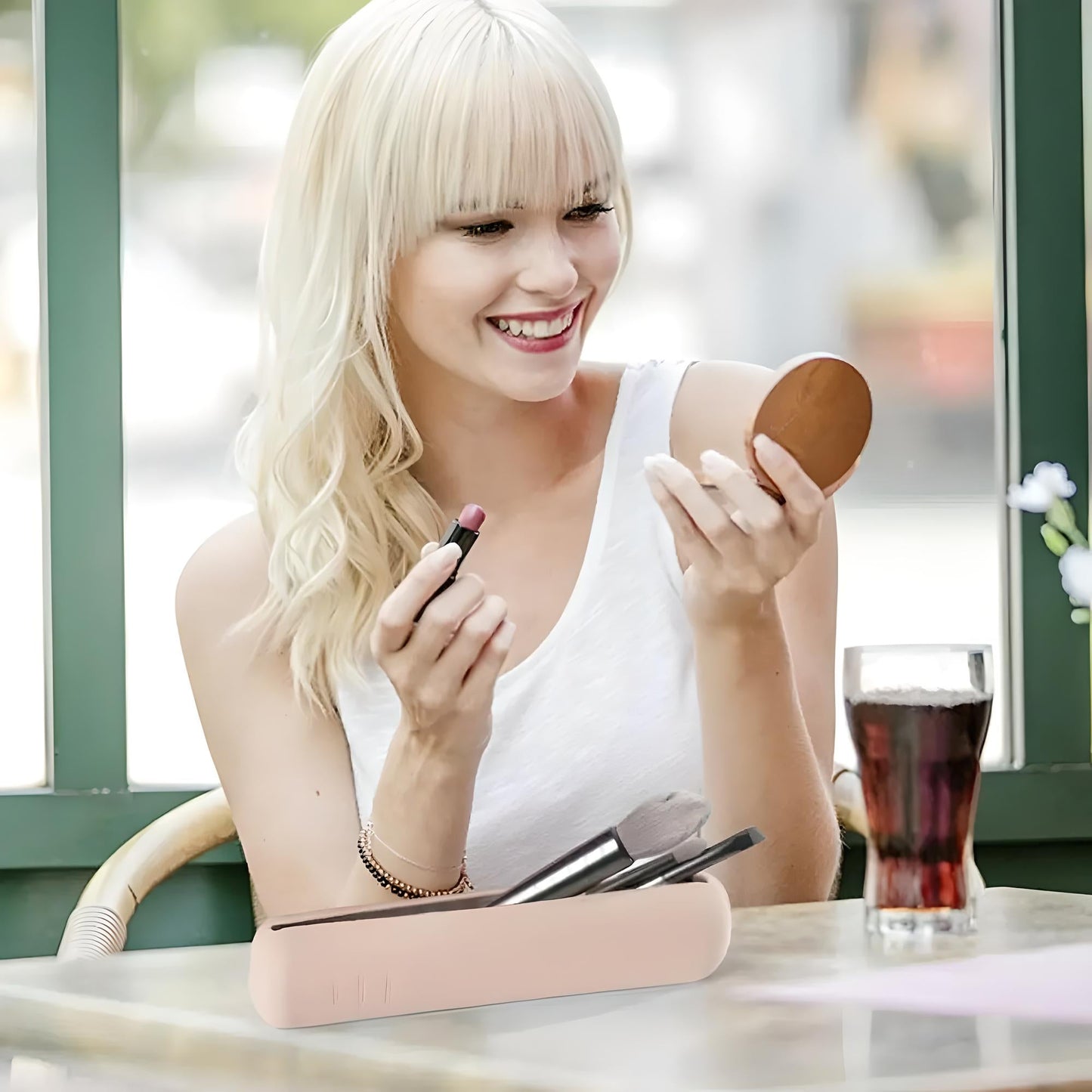Isla | 3-piece Makeup Brush Case Set 3