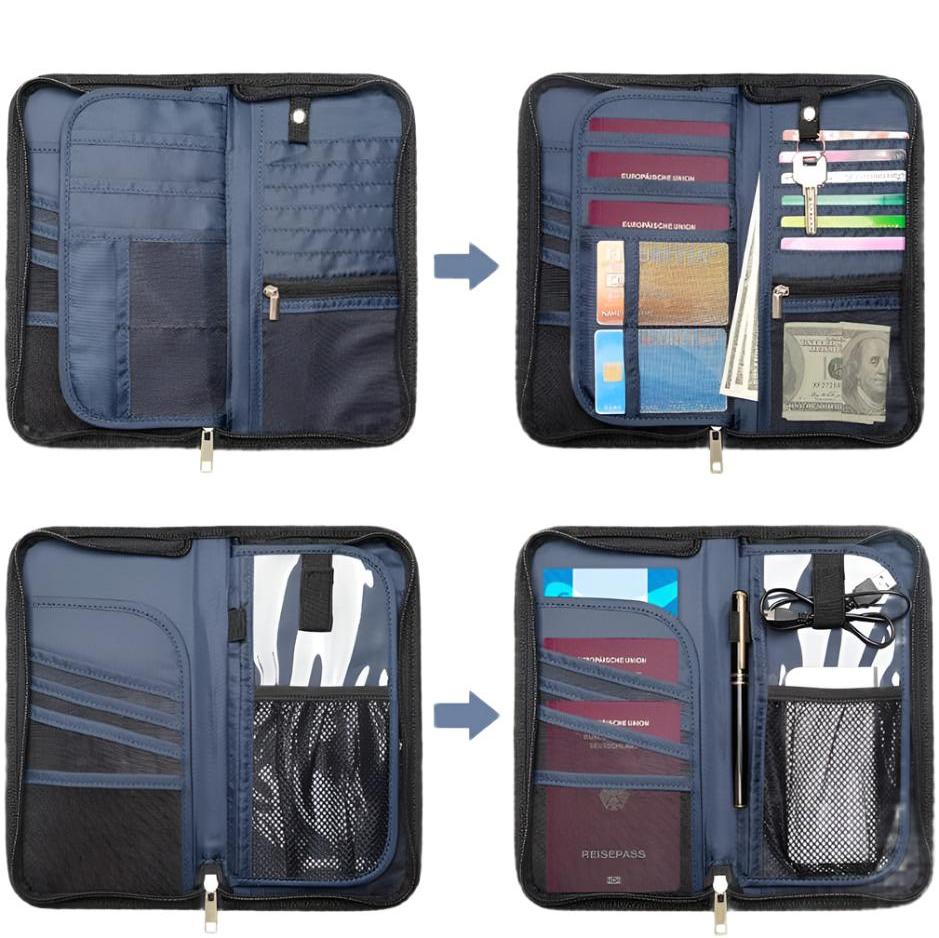 Zayla | Waterproof Passport Holder with Wrist Strap 3