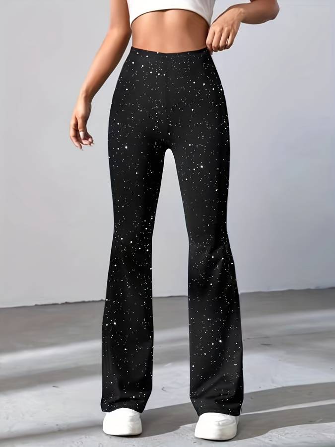 NASHVILLE | Glitter Wide Legs Trousers-5