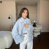 CHLOE - Der elegante pelzige Mantel