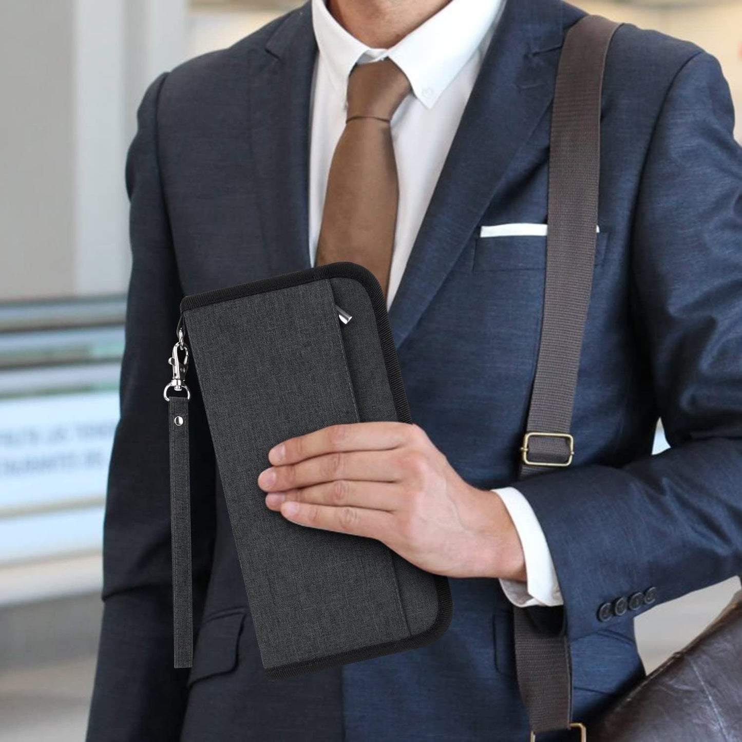 Zayla | Waterproof Passport Holder with Wrist Strap 5