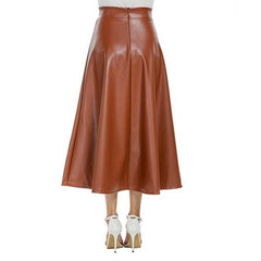 Holly | Elegant High-Waist Midi Skirt