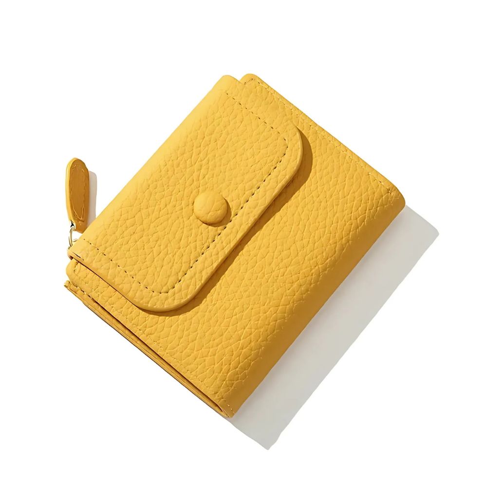 Araceli | Short Mini Travel Wallet with Snap Button Closure 2