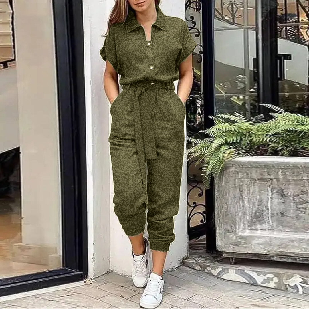 IVY | Summer Cargo Jumpsuit-5