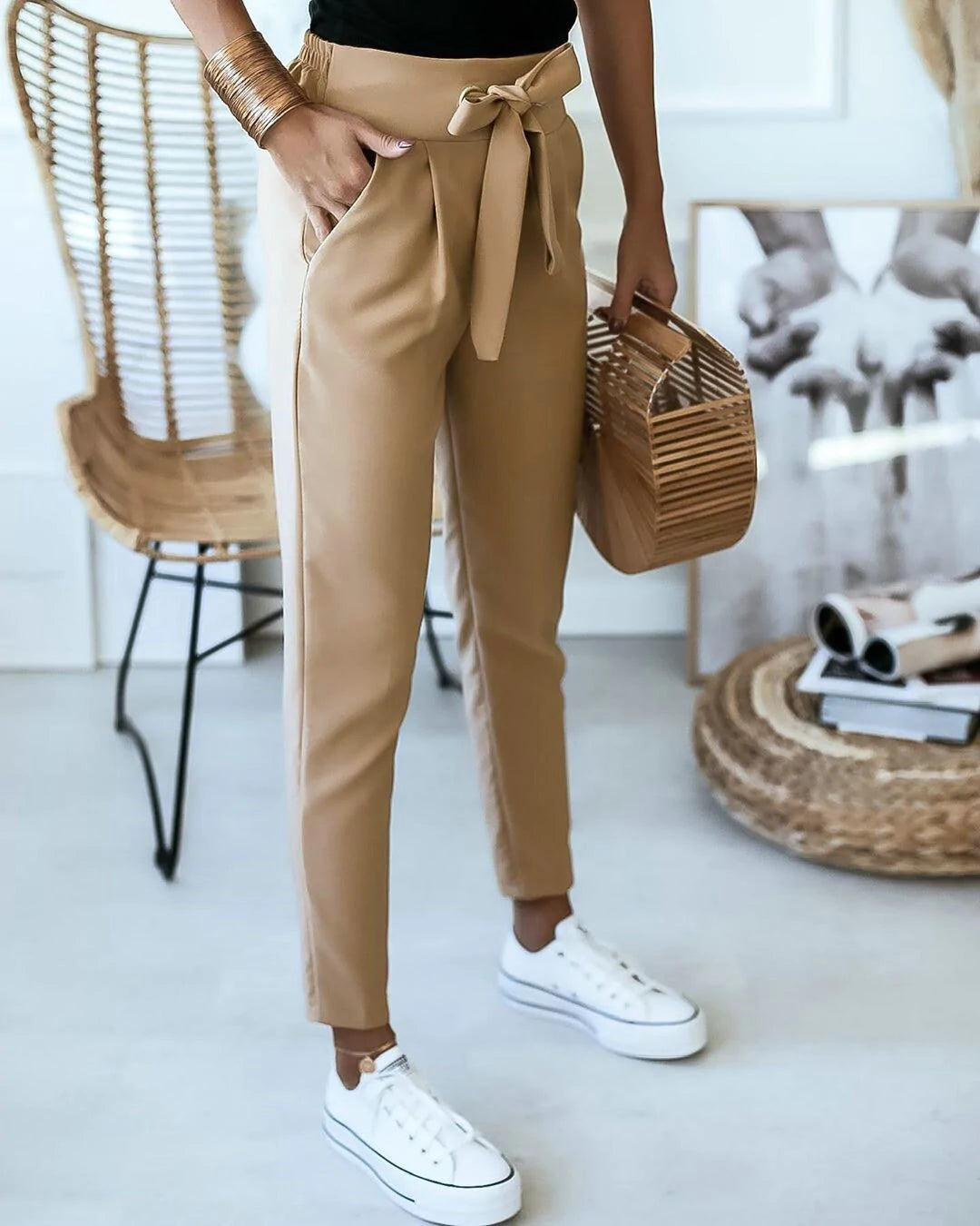 Angela | Comfy Casual High-Waist Pants-3