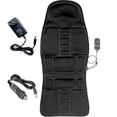 8 Mode Massage Chair Pad With Heated Back Neck Cushion For Car & Home 2