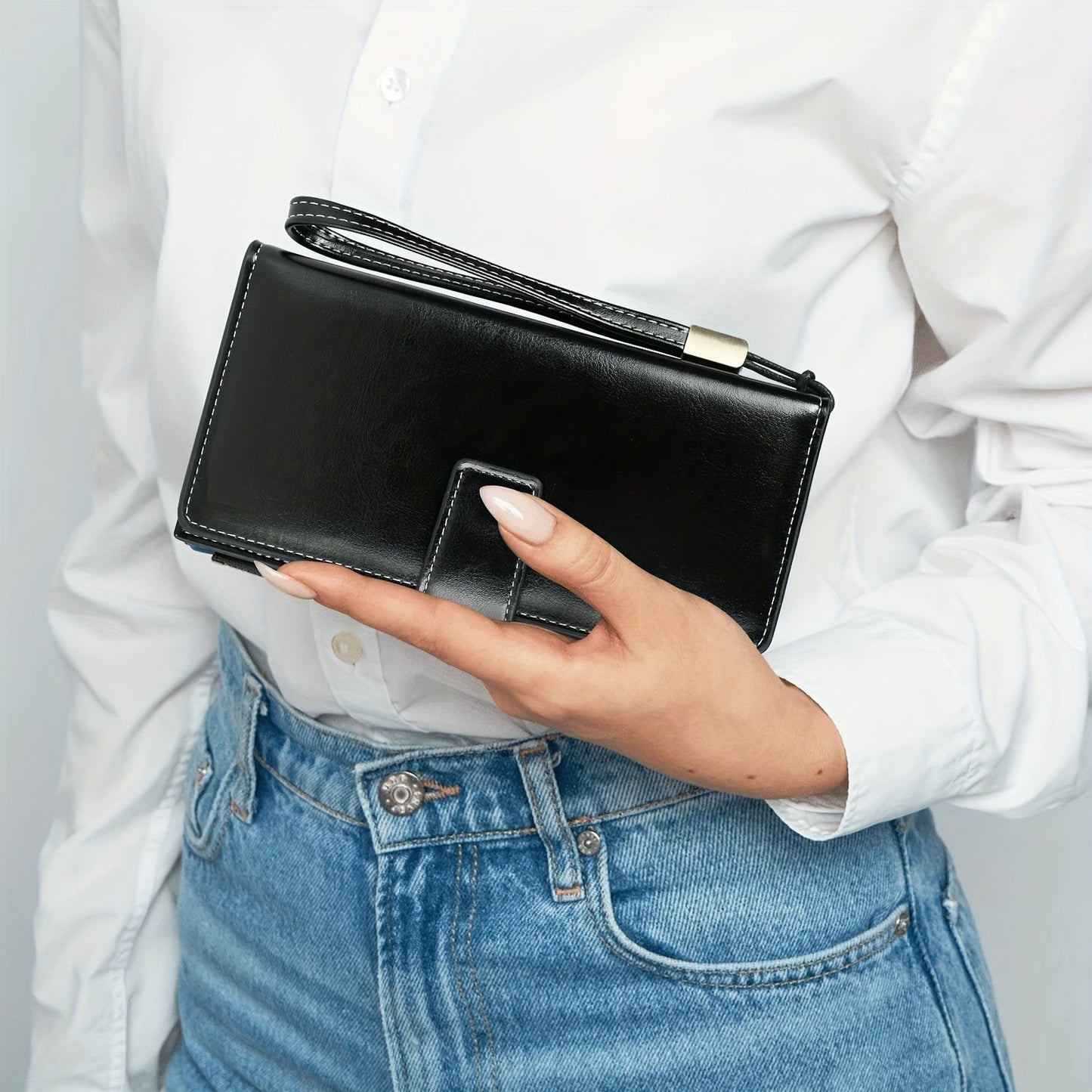 RFID-Secure Travel Wallet | Multi-Pocket Vintage Clutch 2