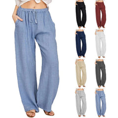 HEIDI | Casual Loose-Fit Drawstring Waist Pants-2