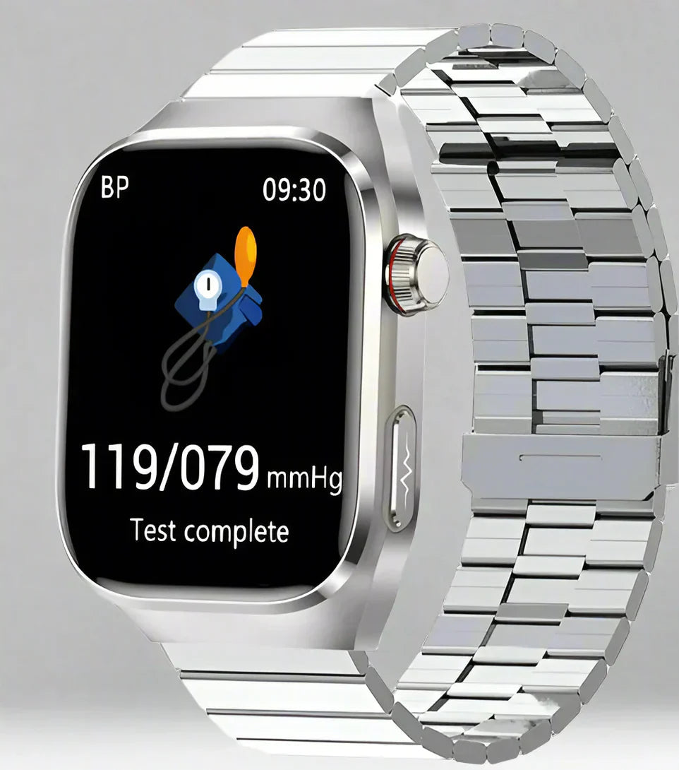 Advanced Health Smartwatch with EKG, blood sugar monitoring, 2.04-inch amoled display-water-density fitness tracker 4