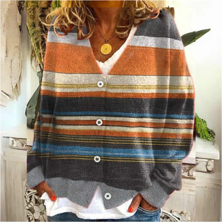 Angie | Women's Floral Warm Cardigan | Button Down 6