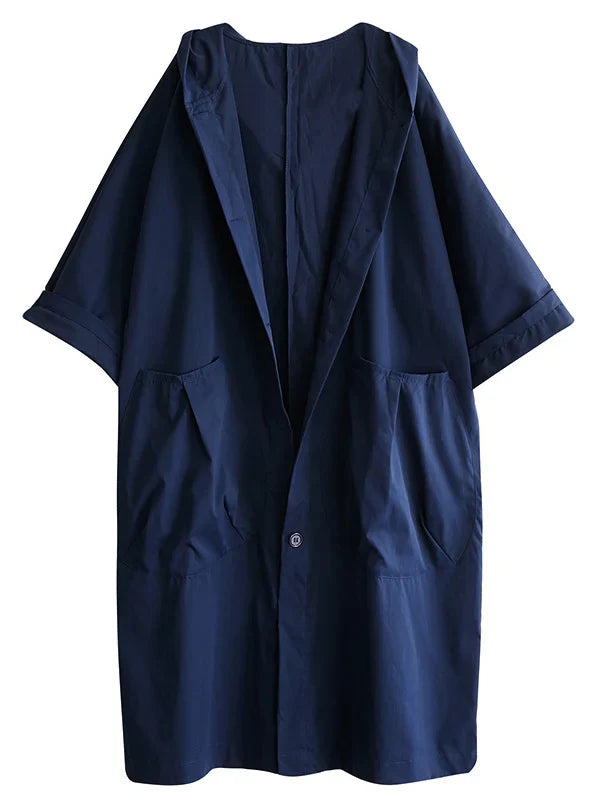 Anselmia | Women's Hooded Trench Coat 1