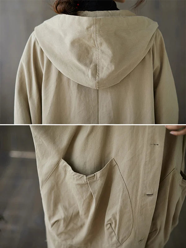 Anselmia | Women's Hooded Trench Coat 8