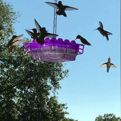 Ant Proof Hummingbird Feeder Outdoor Hanging Perch 2