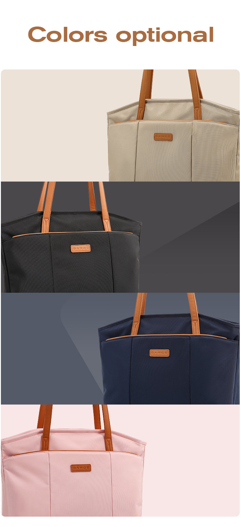 BANGE All-in-One Commuter Travel Lightweight Carrying Bag 14 inch Laptop 7
