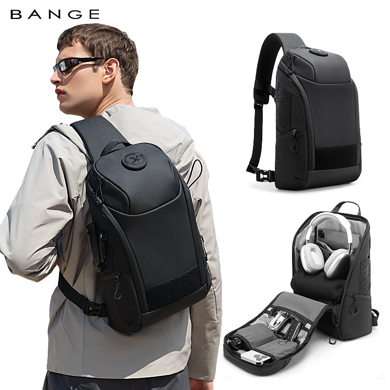 BANGE Essential Men's Outdoor Waterproof Sling Bag 0