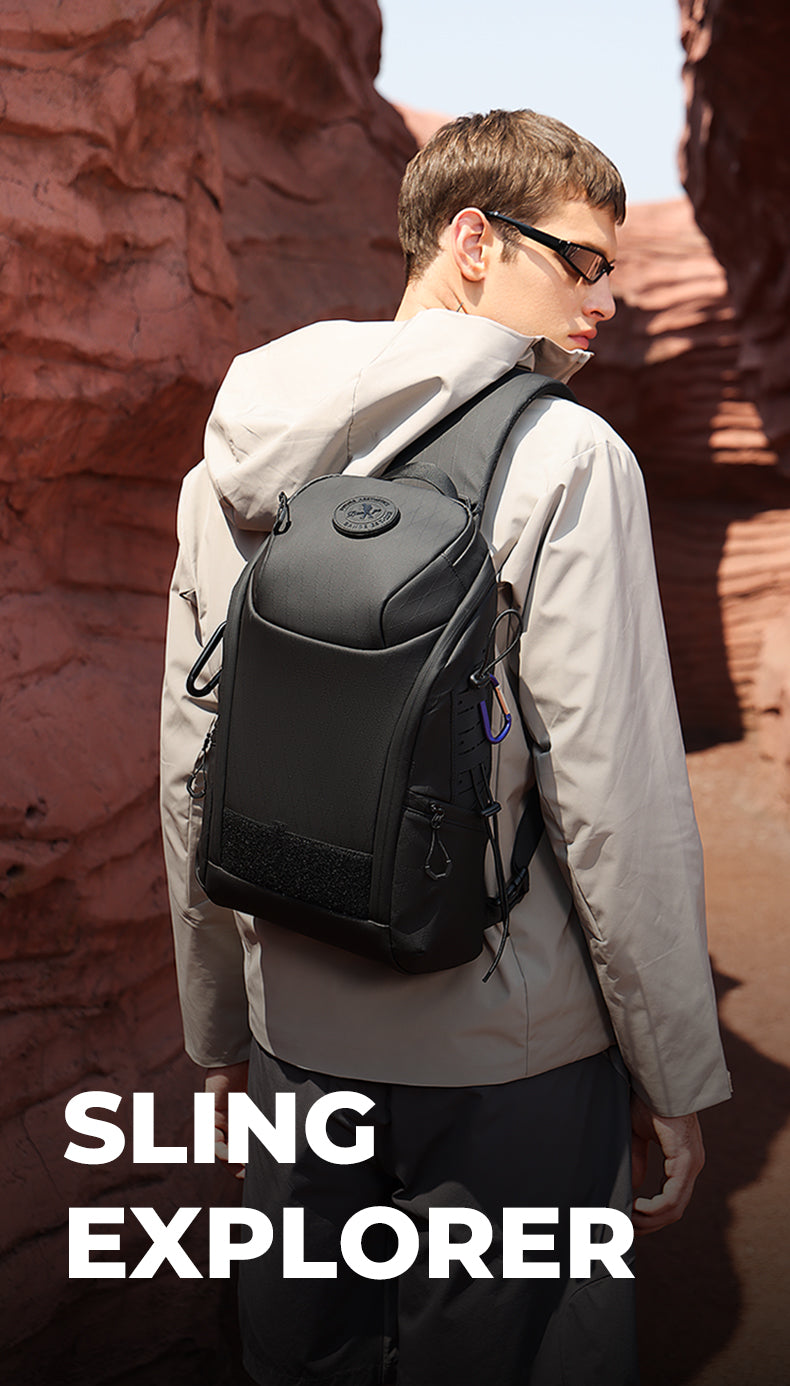 BANGE Essential Men's Outdoor Waterproof Sling Bag 1
