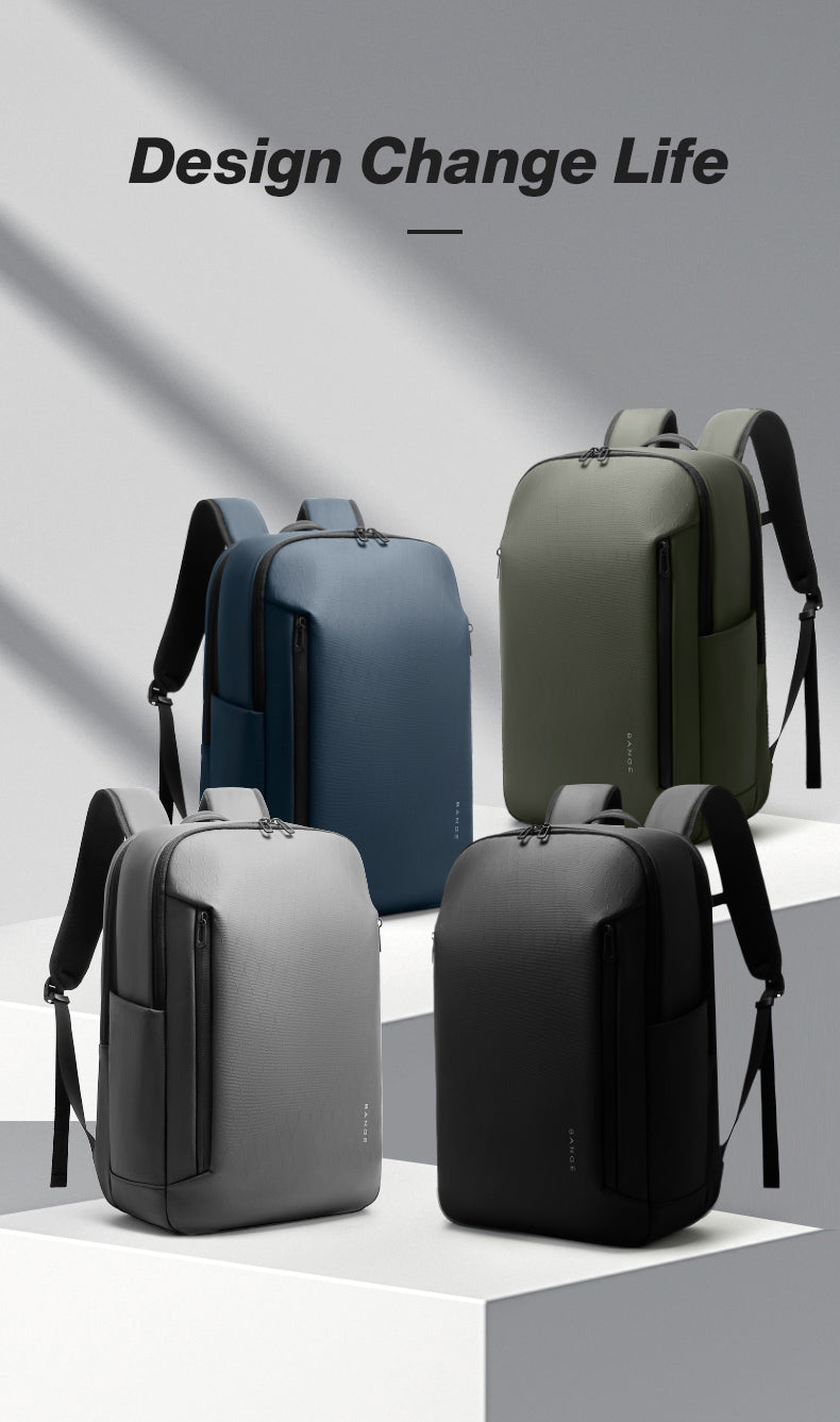 BANGE Hot Sale Ergonomic Waterproof Business Traveler Essential Laptop Backpack 2