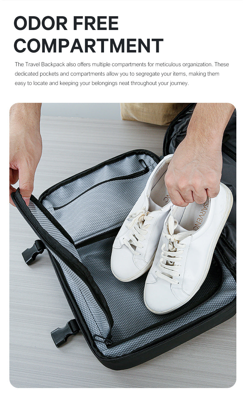 BANGE Hot Sale New Arrival 50L TSA Lock Waterproof Men Vacuum Compression 3