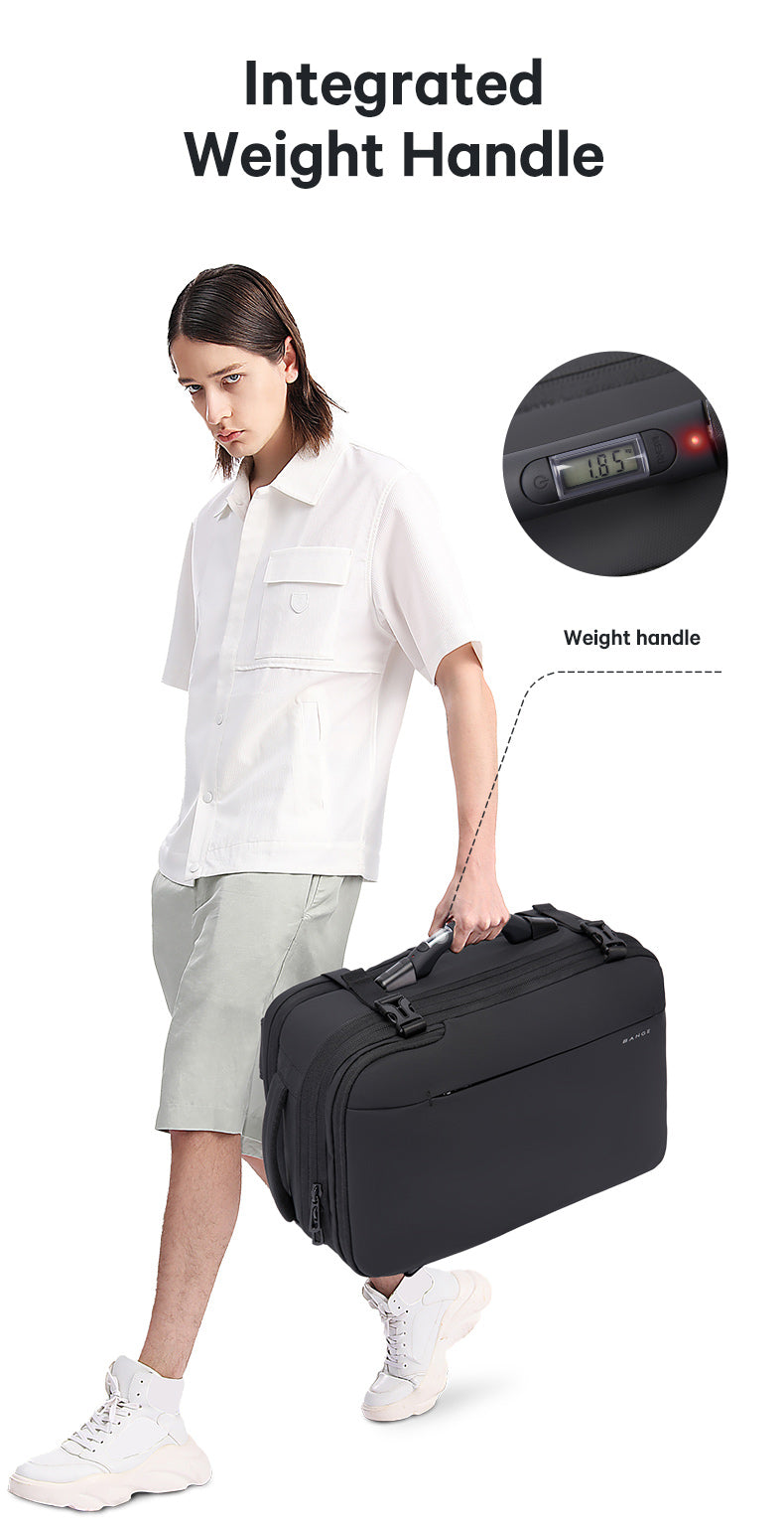 BANGE Hot Sale New Arrival 50L USB TSA Lock Weight Handle Waterproof Men Vacuum Compression Laptop Backpack 5