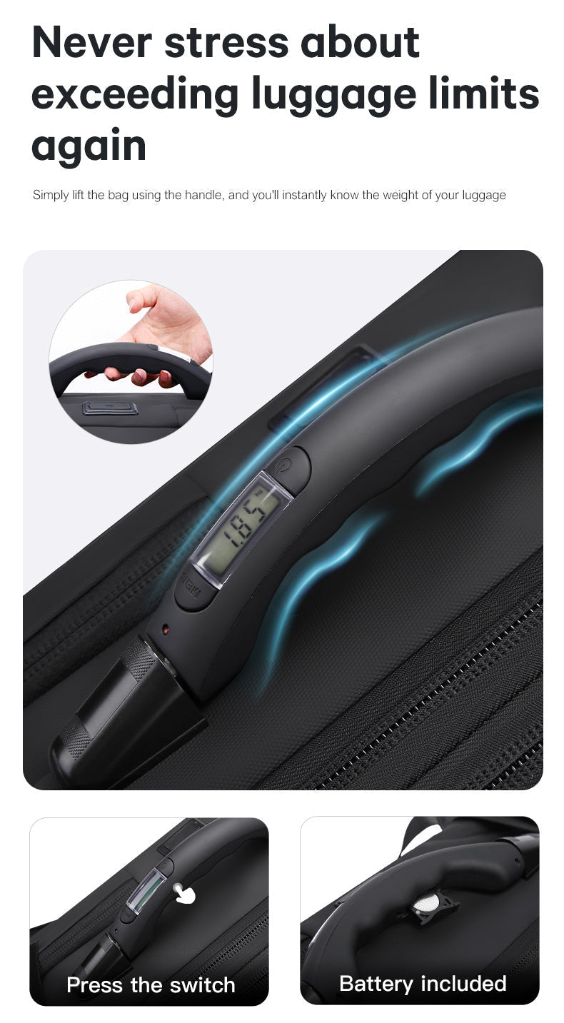 BANGE Hot Sale New Arrival 50L USB TSA Lock Weight Handle Waterproof Men Vacuum Compression Laptop Backpack 6