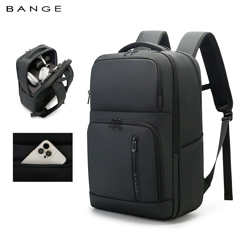 BANGE New Organized Waterproof Commuter Business School Backpack 0