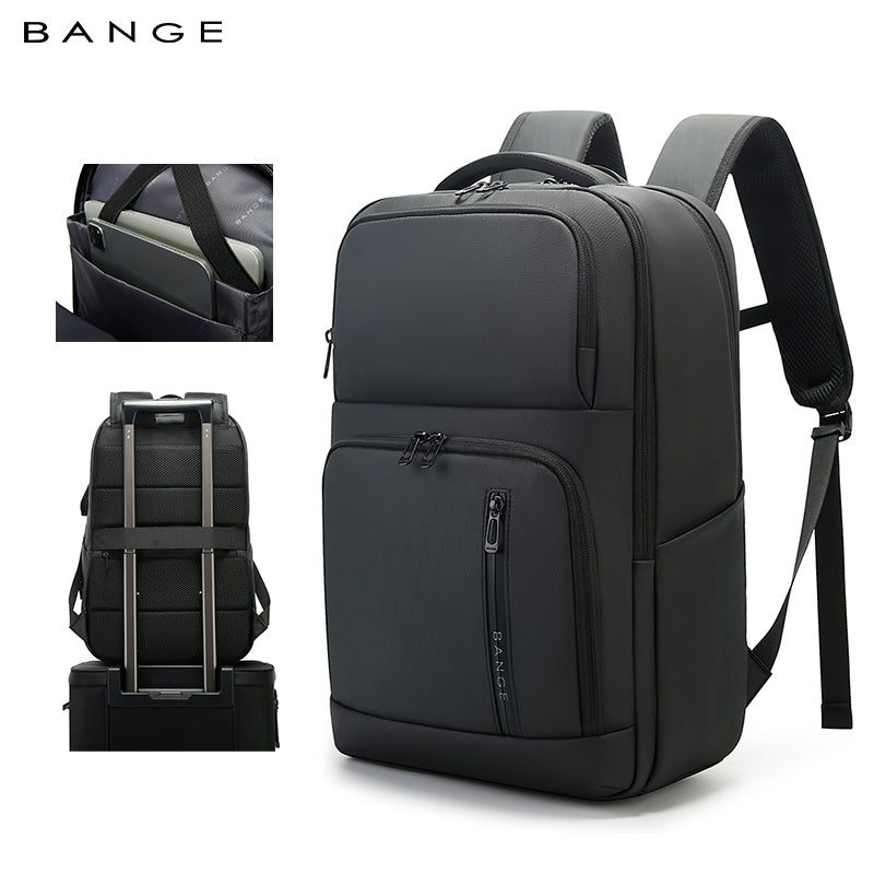 BANGE New Organized Waterproof Commuter Business School Backpack 1