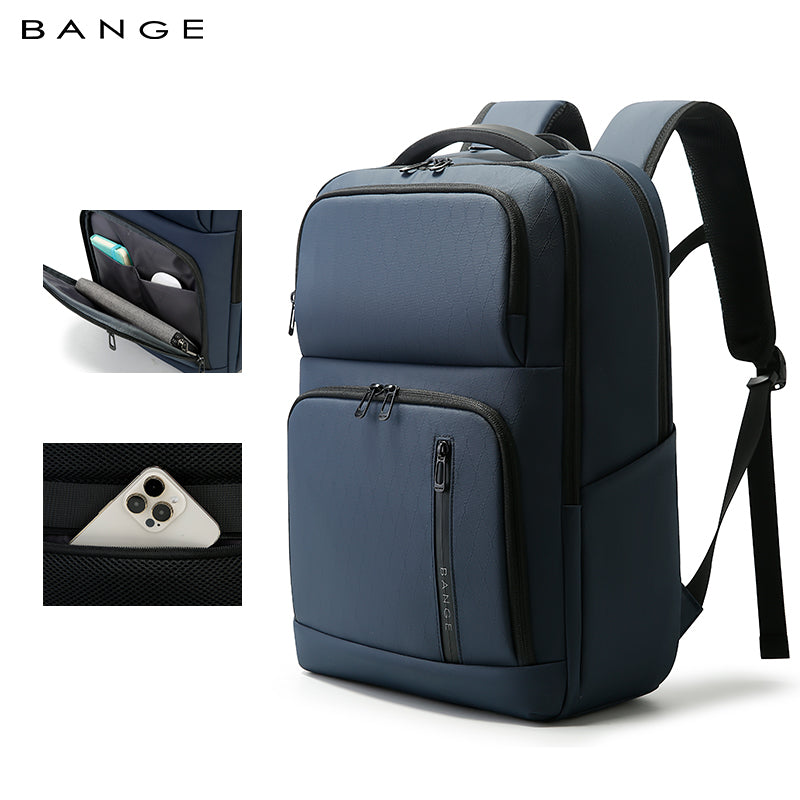 BANGE New Organized Waterproof Commuter Business School Backpack 10
