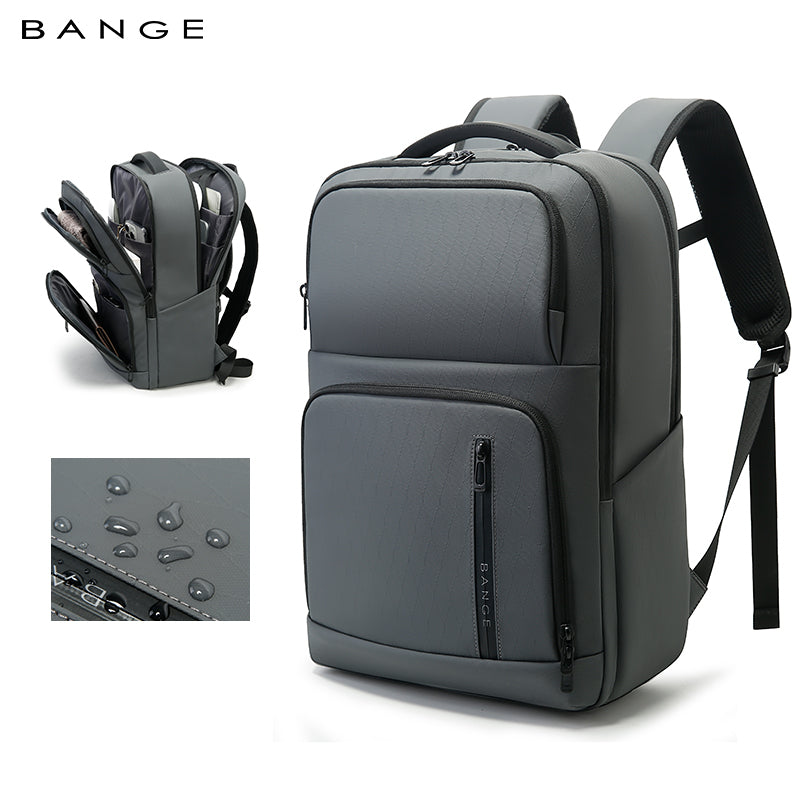 BANGE New Organized Waterproof Commuter Business School Backpack 11