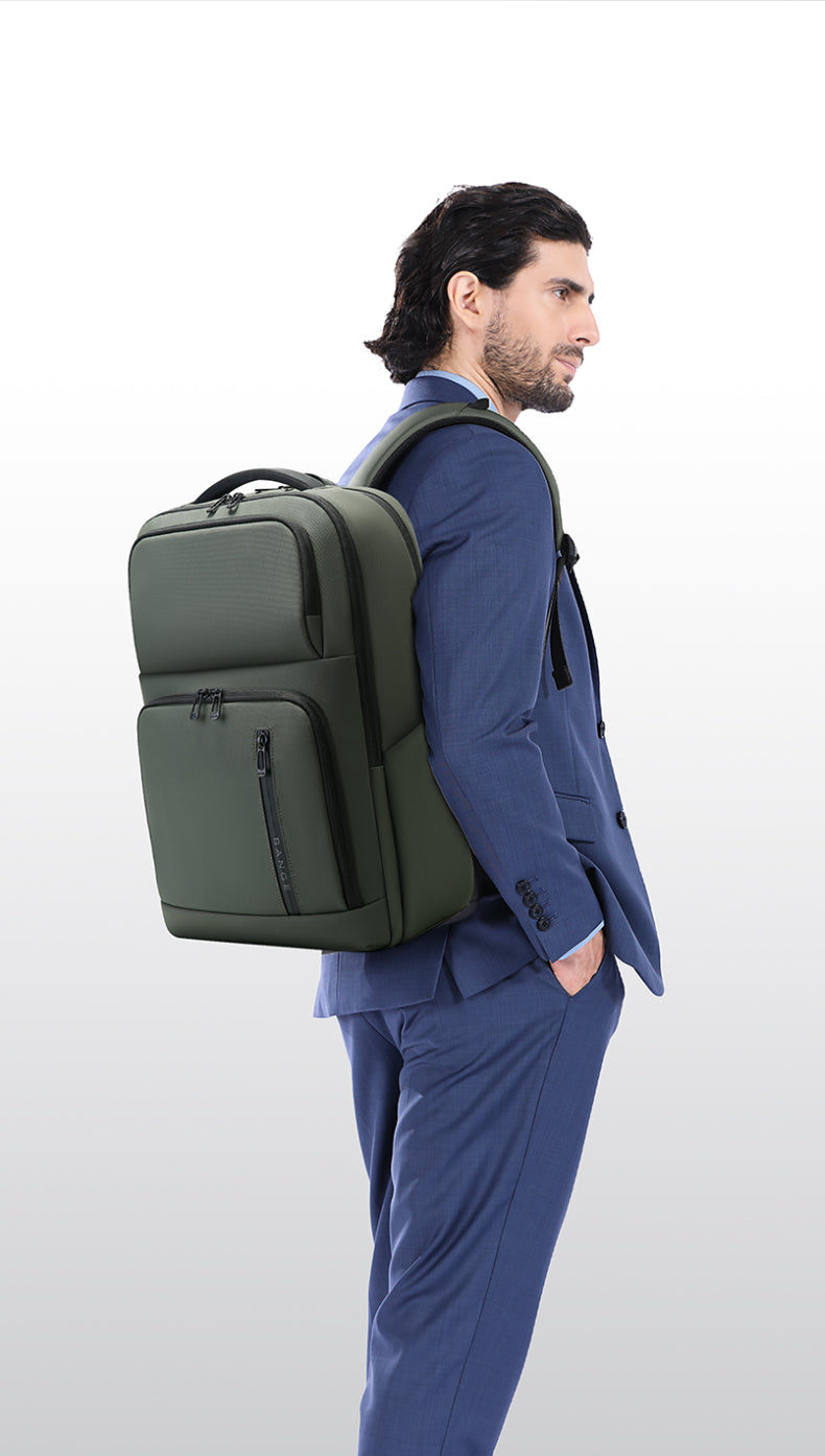 BANGE New Organized Waterproof Commuter Business School Backpack 4