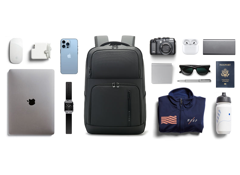 BANGE New Organized Waterproof Commuter Business School Backpack 7