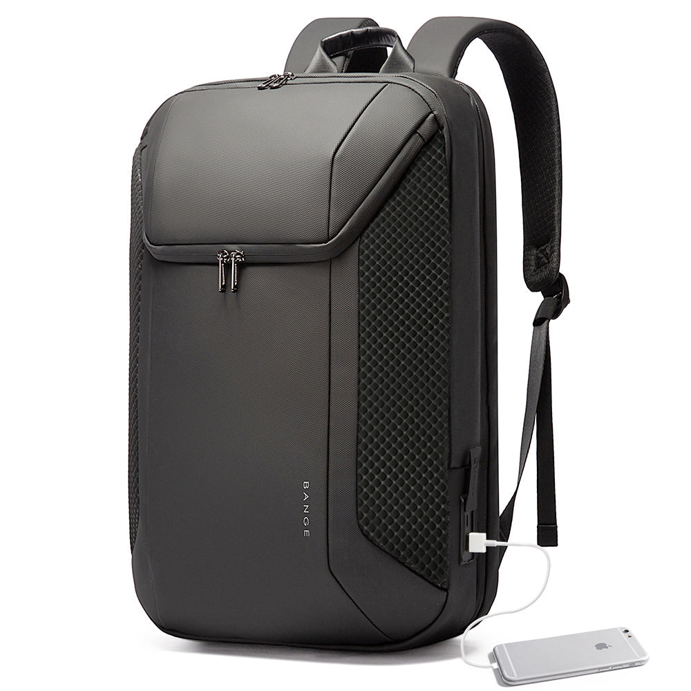 BANGE Smart Business Laptop Backpack, Waterproof, Fits 15.6-17.3 Inch Laptops with 3.0 USB Charging Port for Men and Women 0
