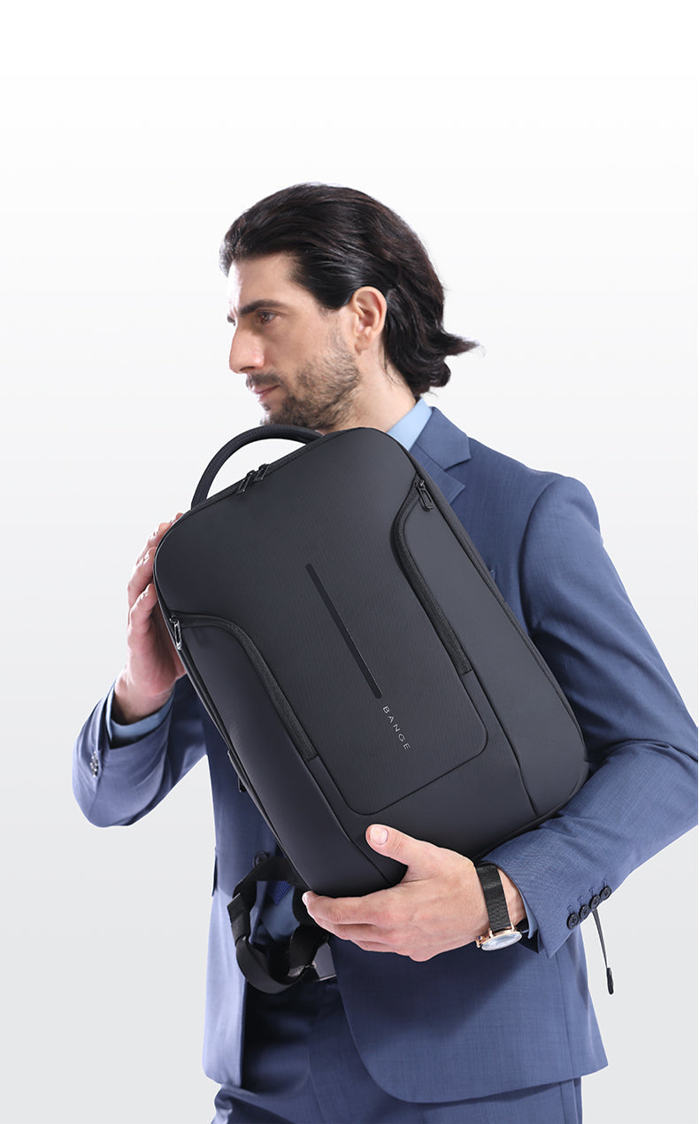 BANGE Stylish Waterproof Urban Commuter Laptop Backpack USB Port & 15.6-inch Laptop 2