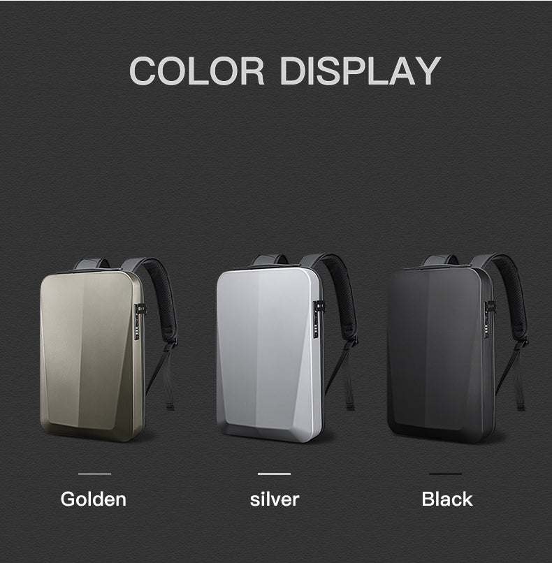 BANGE Tech Anti-theft hard-shell business backpack with TSA lock and USB charging port 4