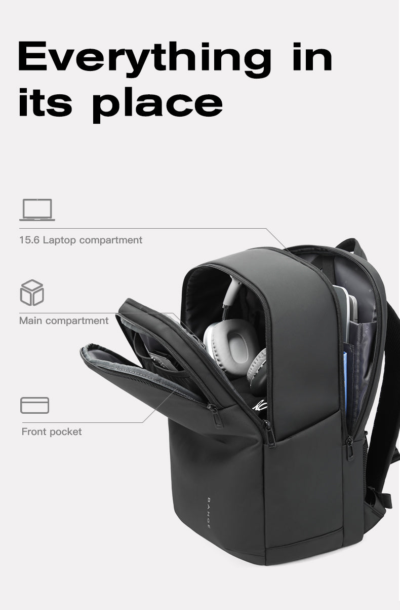 BANGE Urban Stylish Laptop Backpack 15.6 inch for Business and Daily Commuting 8