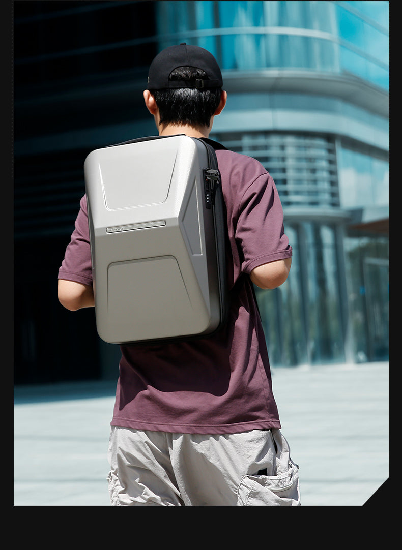BANGE Waterproof Hardshell Backpack with TSA Lock for Business and Commuters 6
