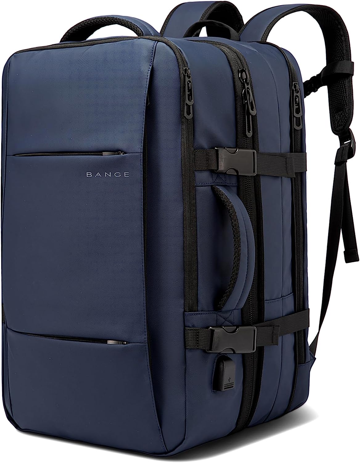 BANGE Weekender Carry-On Backpack, 45L Expandable Travel Backpack for Airplanes, Convertible Backpack Briefcase for Travel, Water-Resistant 17.3" Laptop Backpack for Men and Women… 6