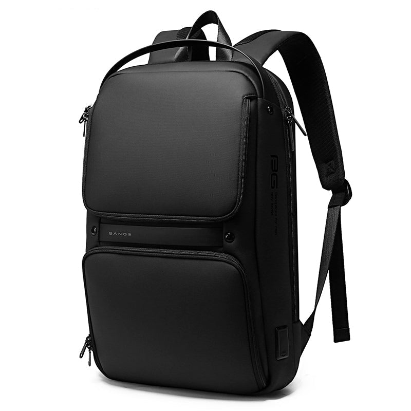 BANGE fashionable slim waterproof laptop backpack for men, fits 15.6 inches 4