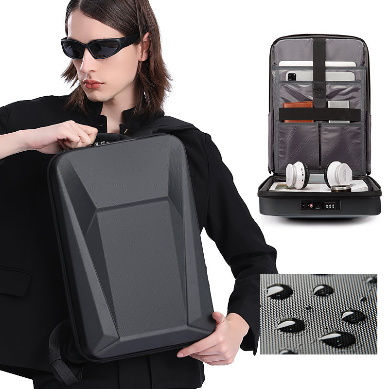 BANGE hard-shell laptop backpack with TSA lock 1