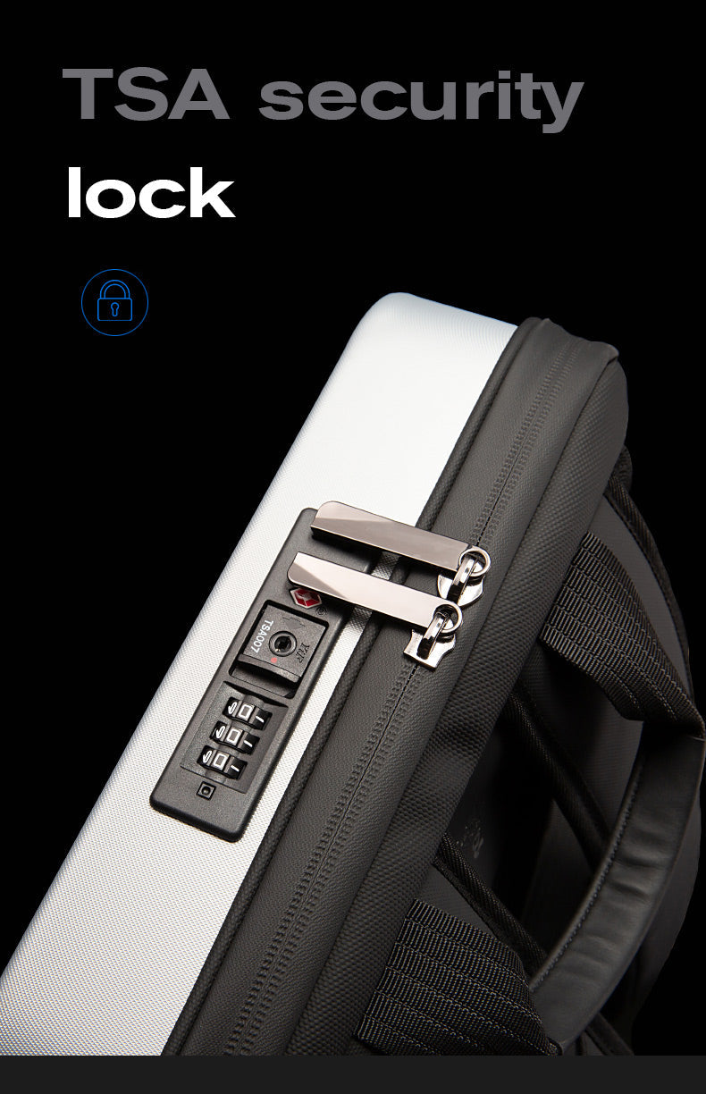 BANGE hard-shell laptop backpack with TSA lock 6