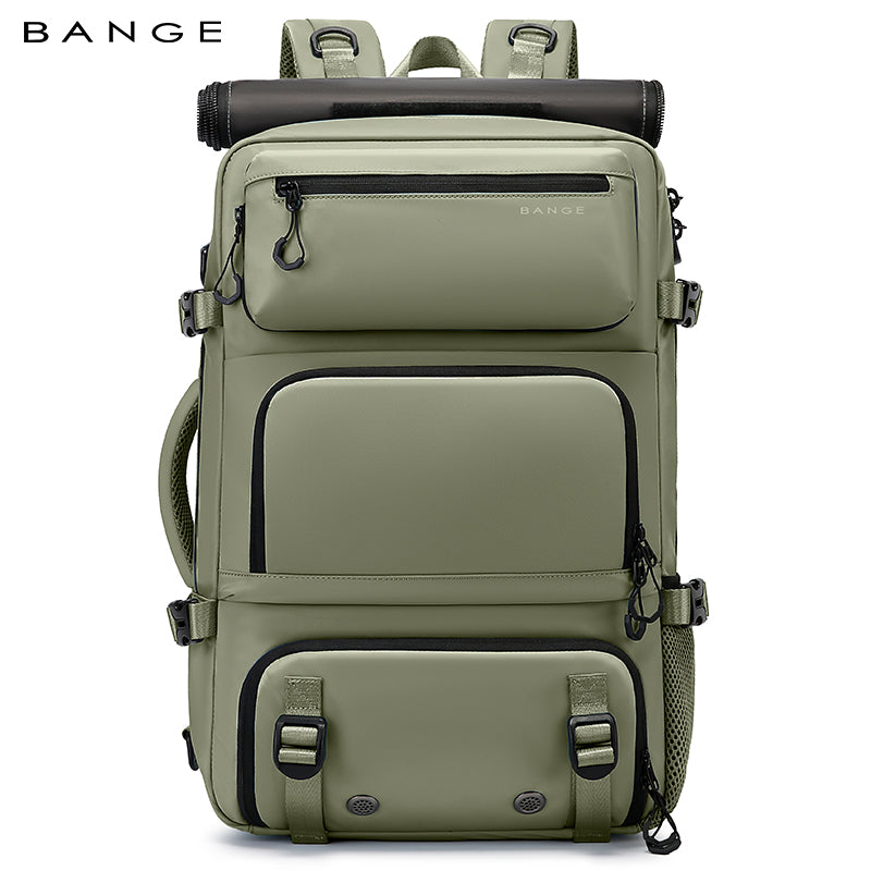 BANGE multifunctional travel backpack with removable anti-theft protection and shoe compartments 11