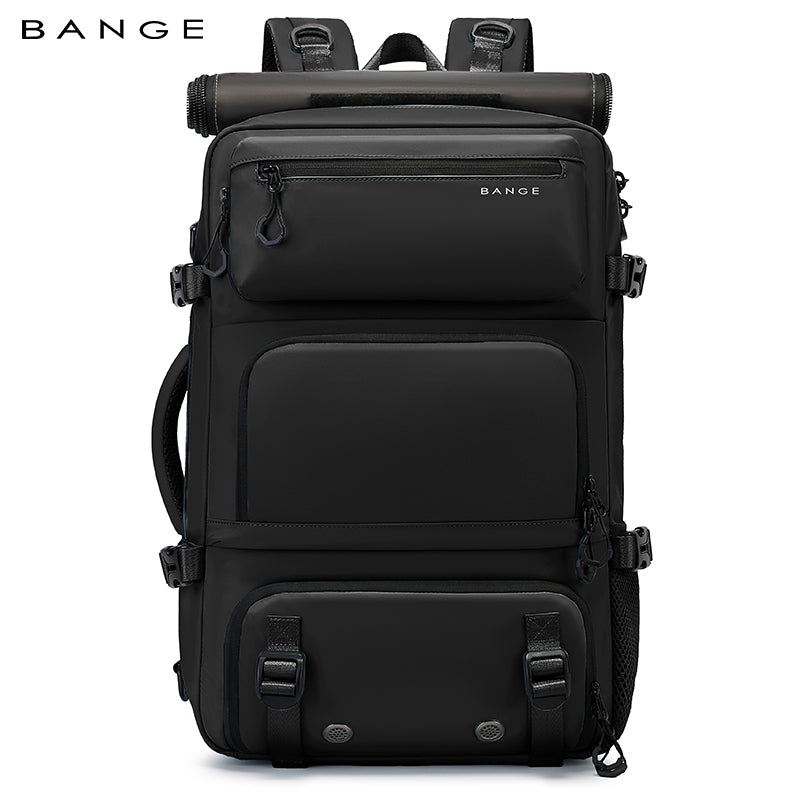 BANGE multifunctional travel backpack with removable anti-theft protection and shoe compartments 12