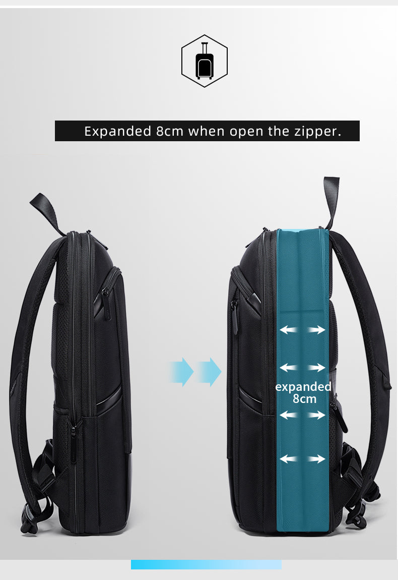 Bange Laptop Backpack 15 inch Super Slim Extension Men's Anti-theft Backpack 6
