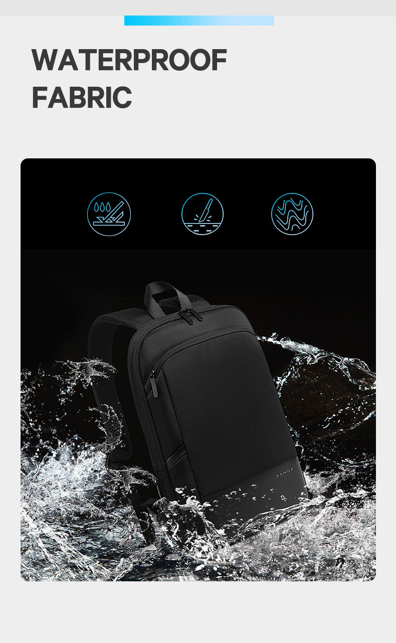 Bange Laptop Backpack 15 inch Super Slim Extension Men's Anti-theft Backpack 7