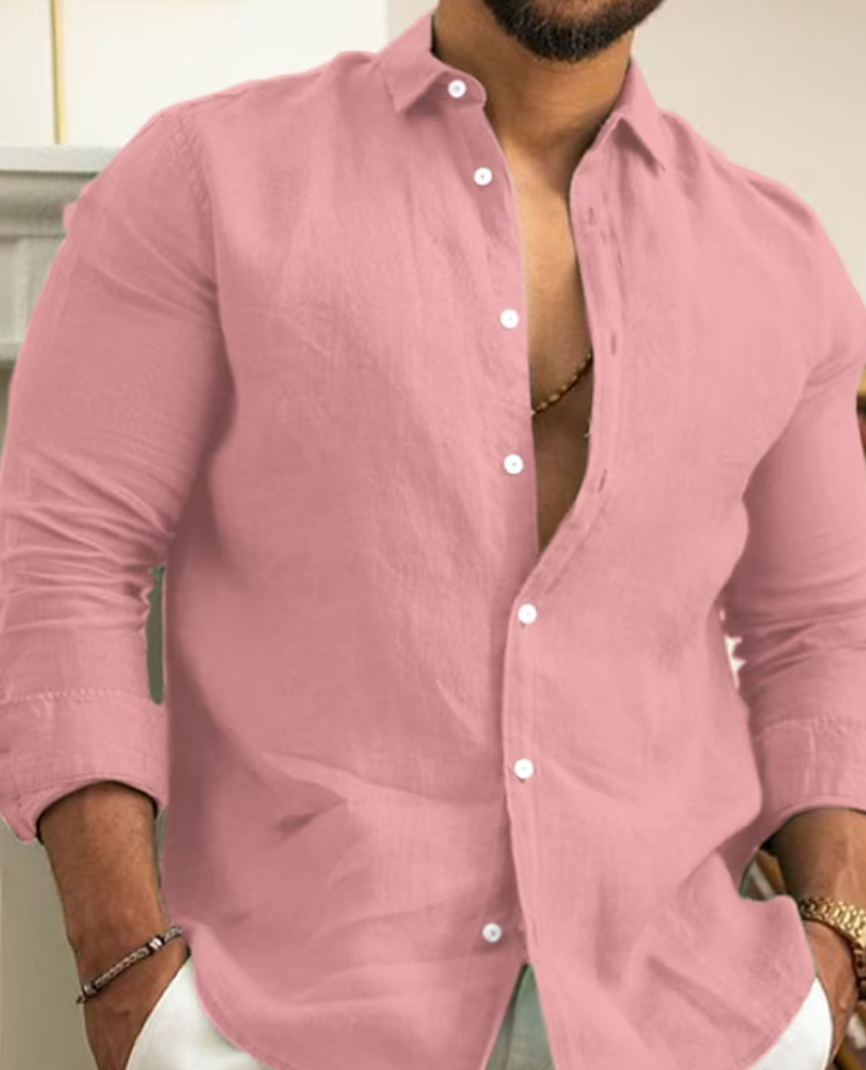 ELIJAH | Classic Men's Button-Up Shirt-5