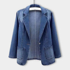 BLAKELY | Stylish Women's Denim Blazer-1