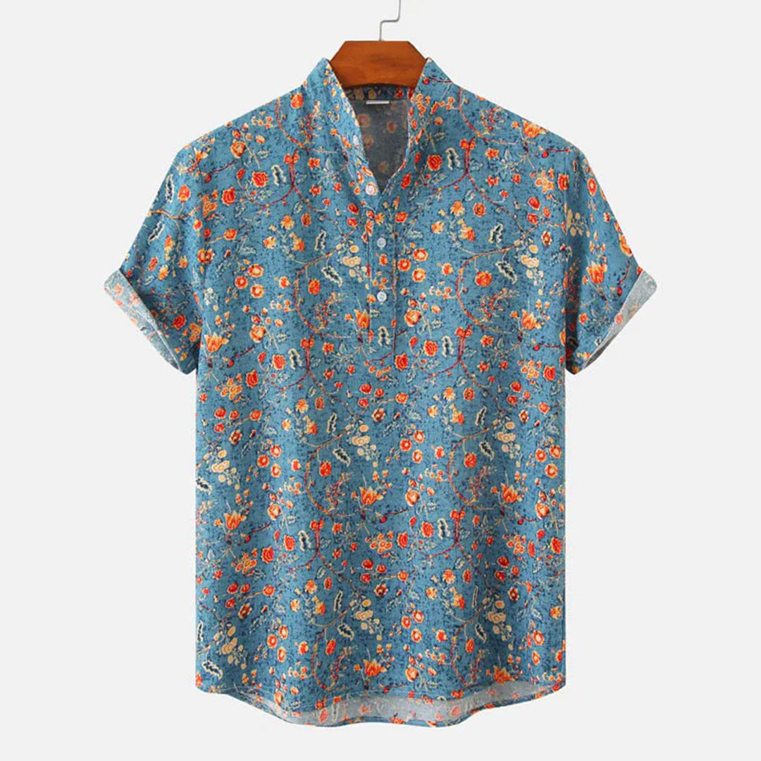 ELTON | Abstract Print Shirt for Men-1